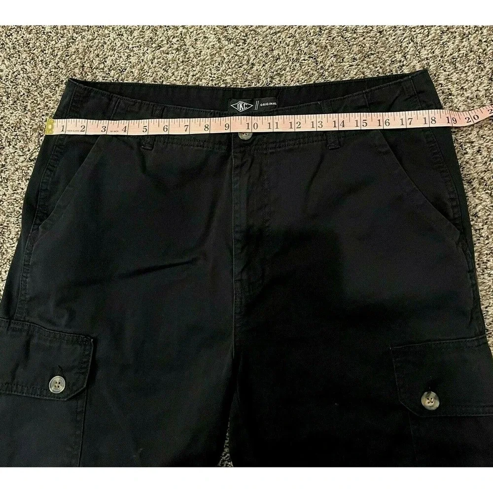 NWOT! BKC Cargo Shorts‎ Men's Size 36 Black Original Pockets Outdoors